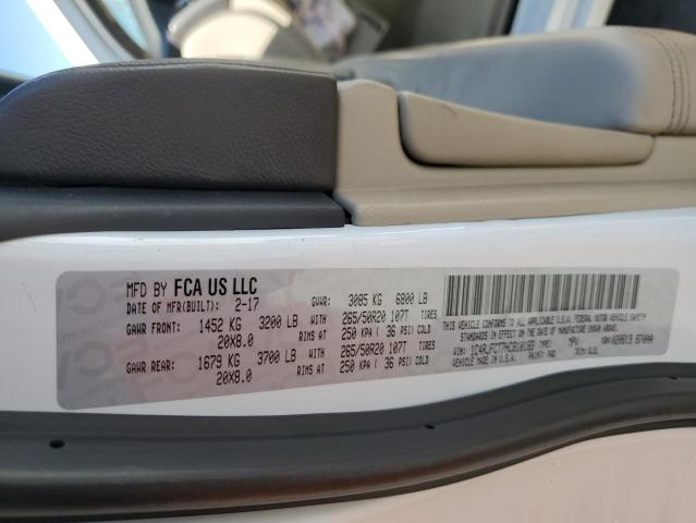 2017 JEEP GRAND CHER - 1C4RJFCT7HC810183