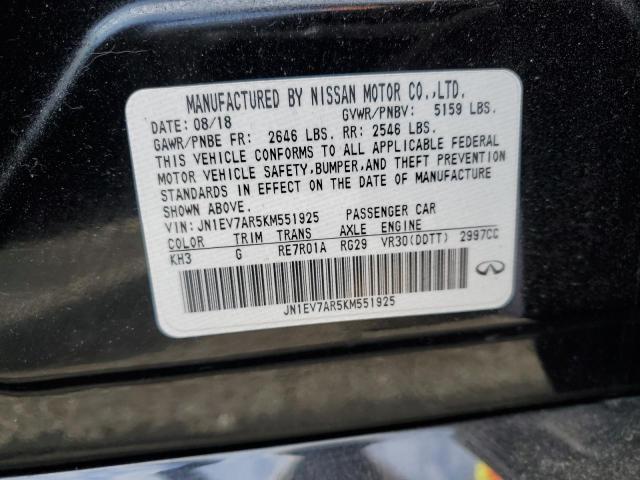 2019 INFINITI Q50 LUXE - JN1EV7AR5KM551925