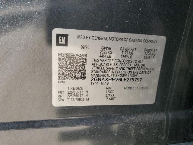 2020 CHEVROLET EQUINOX LS - 2GNAXHEV6L6279797