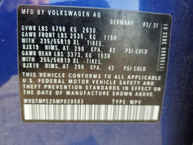 2021 VOLKSWAGEN ID.4 PRO S - WVGTMPE25MP028583