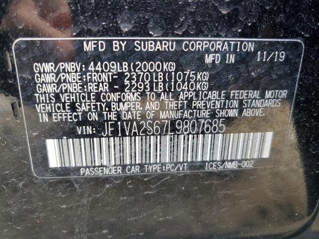 2020 SUBARU WRX STI - JF1VA2S67L9807685