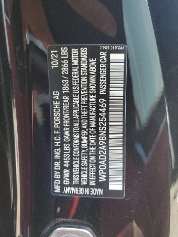 2022 PORSCHE 911 TURBO WP0AD2A98NS254469