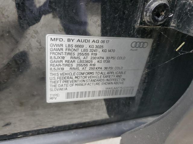 2018 AUDI Q7 PREMIUM - WA1LAAF75JD001198