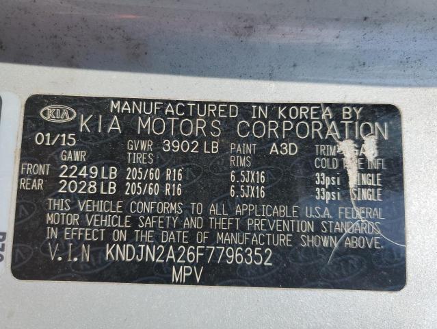 2015 KIA SOUL - KNDJN2A26F7796352