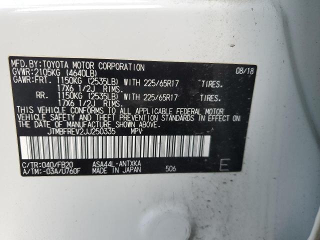 2018 TOYOTA RAV4 LE - JTMBFREV2JJ250335