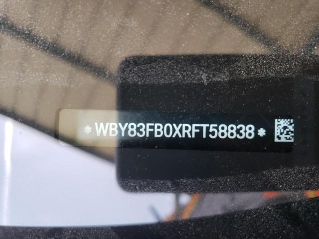 2024 BMW I4 XDRIVE WBY83FB0XRFT58838