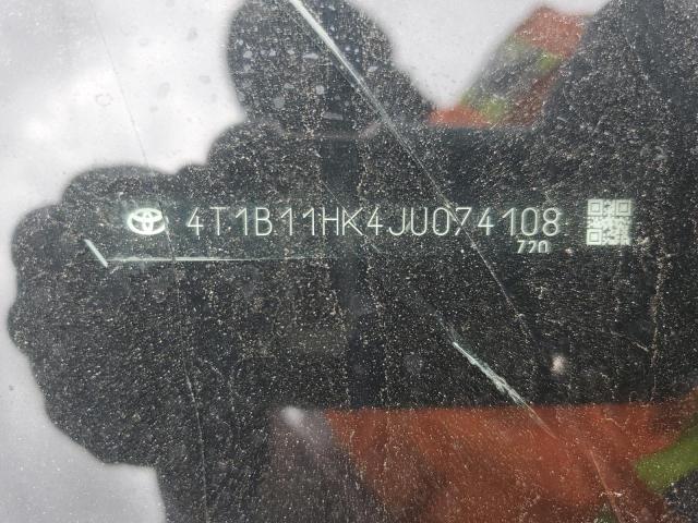 2018 TOYOTA CAMRY L - 4T1B11HK4JU074108