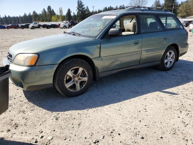 SUBARU LEGACY OUT 2004 green  gas 4S3BH806947637664 photo #1