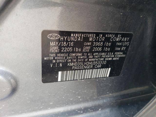 2017 HYUNDAI ELANTRA GT - KMHD35LH3HU353310