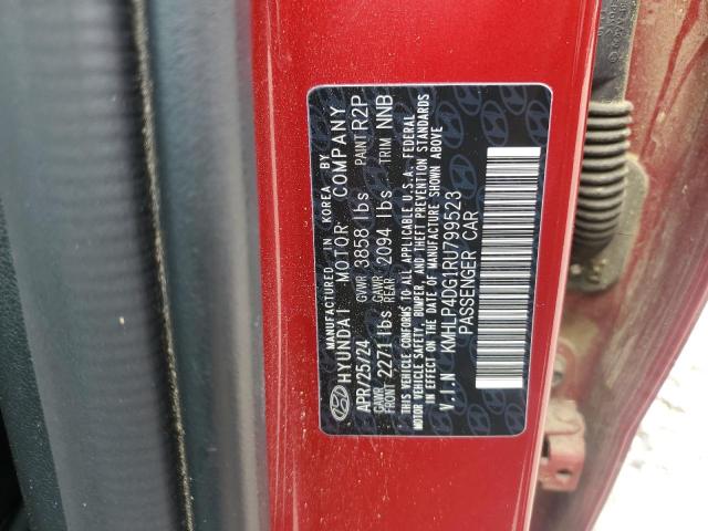 2024 HYUNDAI ELANTRA LI - KMHLP4DG1RU799523