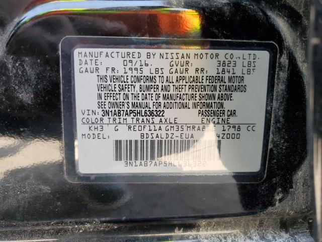 2017 NISSAN SENTRA S - 3N1AB7AP5HL636322