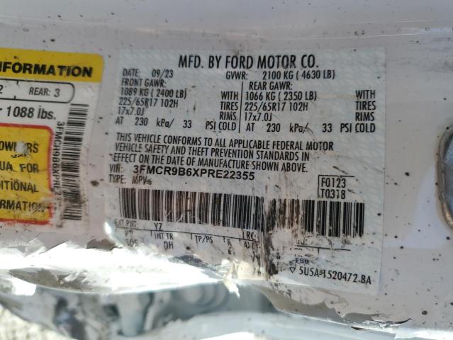 2023 FORD BRONCO SPO - 3FMCR9B6XPRE22355