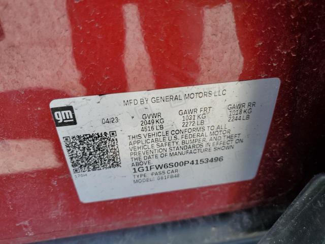 2023 CHEVROLET BOLT EV 1L - 1G1FW6S00P4153496