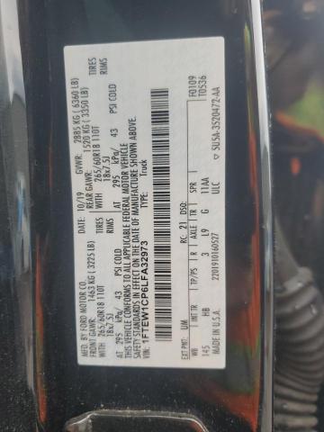 2020 FORD F150 SUPER - 1FTEW1CP6LFA32973