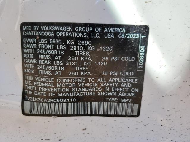 2024 VOLKSWAGEN ATLAS SE - 1V2LR2CA2RC509410