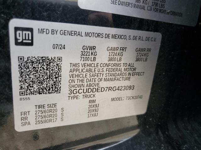 2024 CHEVROLET SILVERADO - 3GCUDDED7RG423093