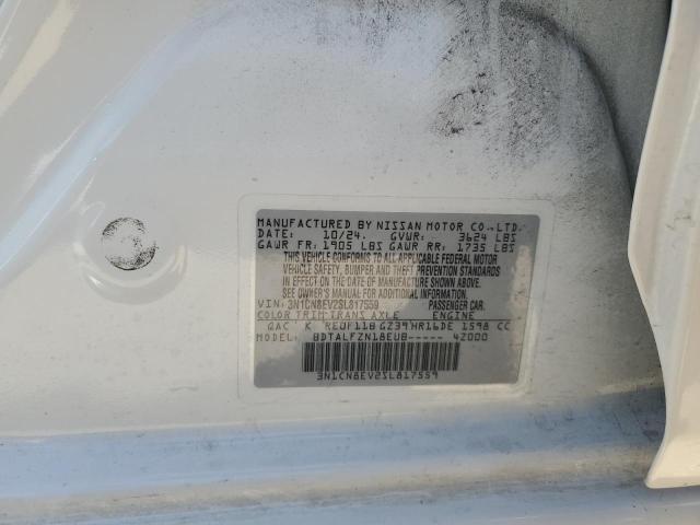 2025 NISSAN VERSA SV - 3N1CN8EV2SL817559