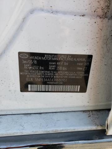 2018 HYUNDAI SONATA SPORT 5NPE34AF4JH680951