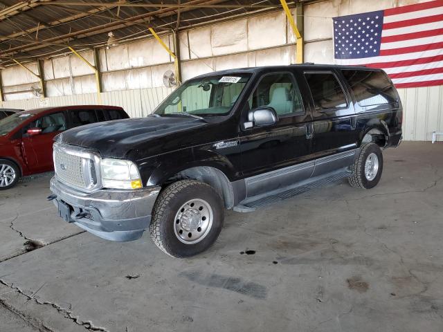 FORD EXCURSION 2002 black  gas 1FMNU40L72EA97811 photo #1