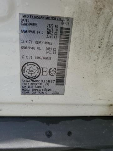 2016 NISSAN ROGUE S - 5N1AT2MV0GC835887