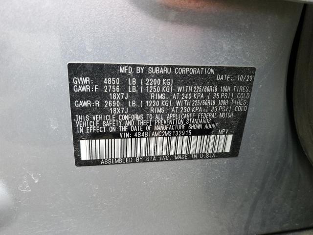 2021 SUBARU OUTBACK LI 4S4BTAMC2M3132915
