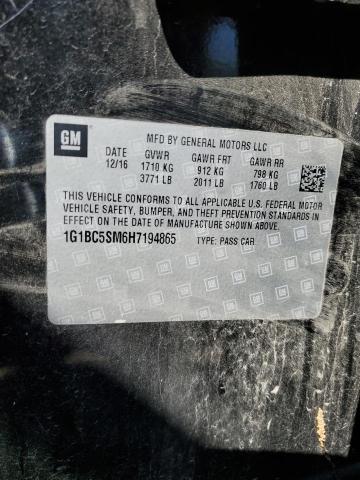 2017 CHEVROLET CRUZE LS - 1G1BC5SM6H7194865