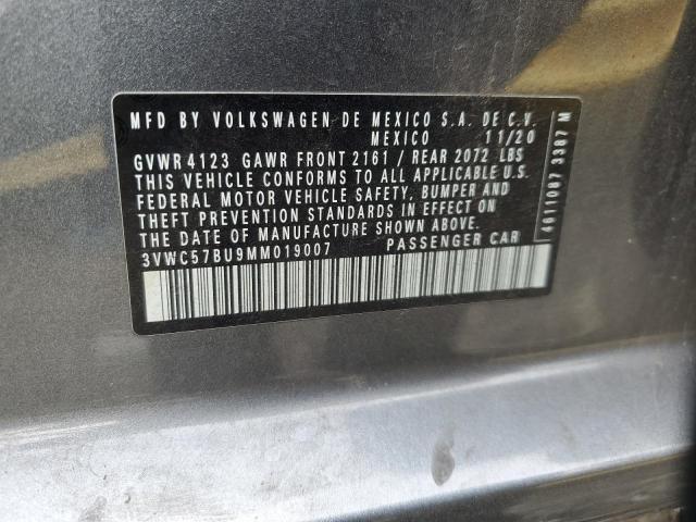 2021 VOLKSWAGEN JETTA S - 3VWC57BU9MM019007