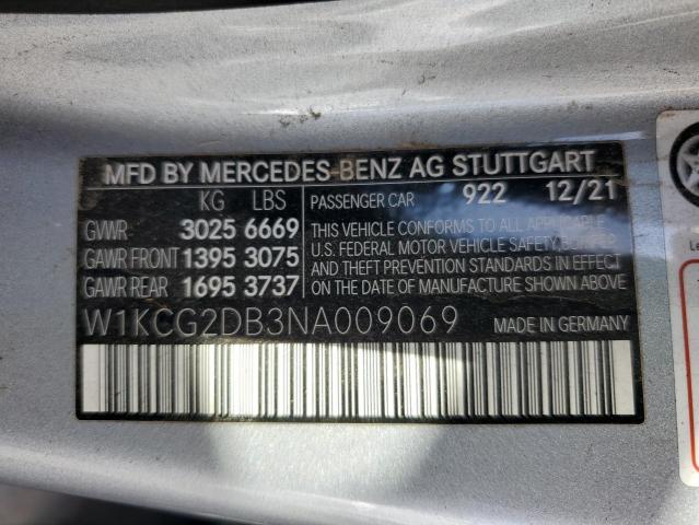 2022 MERCEDES-BENZ EQS SEDAN - W1KCG2DB3NA009069