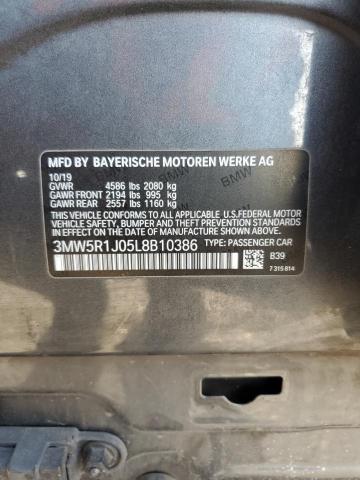 2020 BMW 330I - 3MW5R1J05L8B10386