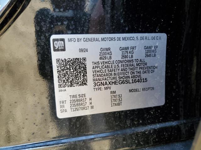 2025 CHEVROLET EQUINOX LT - 3GNAXHEG6SL164015