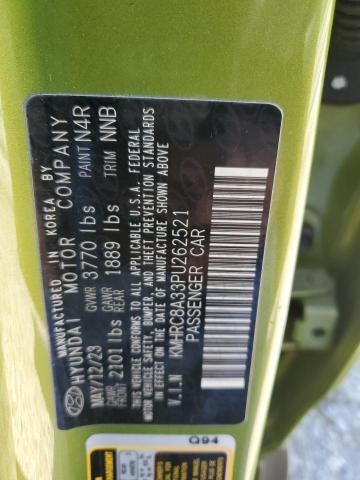 2023 HYUNDAI VENUE SEL - KMHRC8A33PU262521
