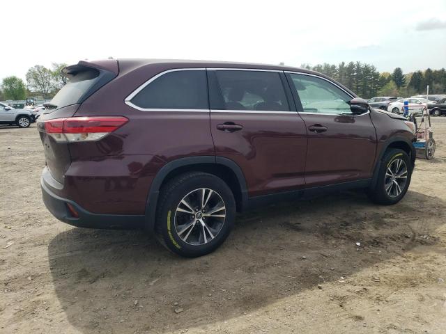 Vin: 5tdbzrfh7ks738216, lot: 54489045, toyota highlander le 20193
