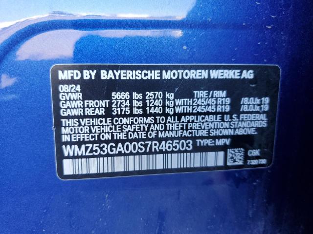 2025 MINI COUNTRYMAN - WMZ53GA00S7R46503