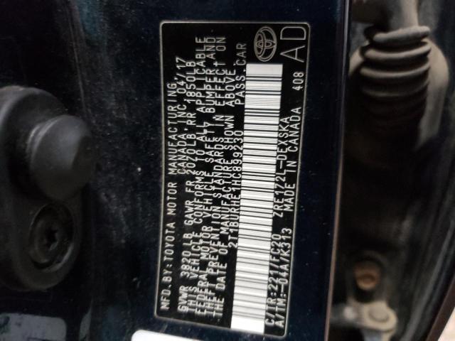 2017 TOYOTA COROLLA L - 2T1BURHE1HC899230