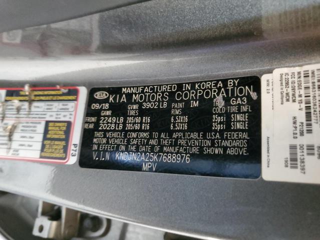 2019 KIA SOUL - KNDJN2A25K7688976