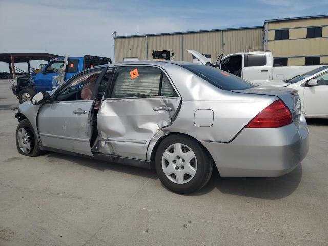 HONDA ACCORD LX 2007 silver sedan 4d gas 1HGCM56447A033730 photo #3