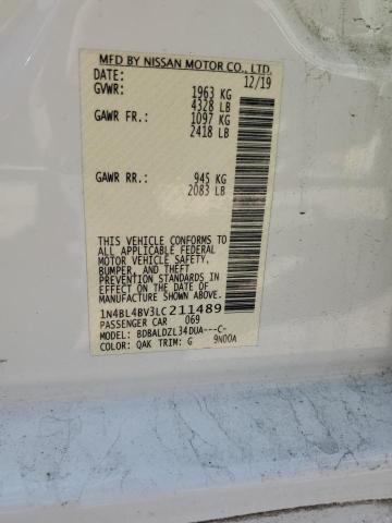 2020 NISSAN ALTIMA S - 1N4BL4BV3LC211489
