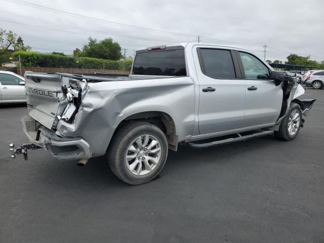 CHEVROLET SILVERADO 2022 silver  gas 1GCPWBEK8NZ205698 photo #4