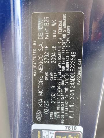2020 KIA FORTE FE - 3KPF24AD0LE223549