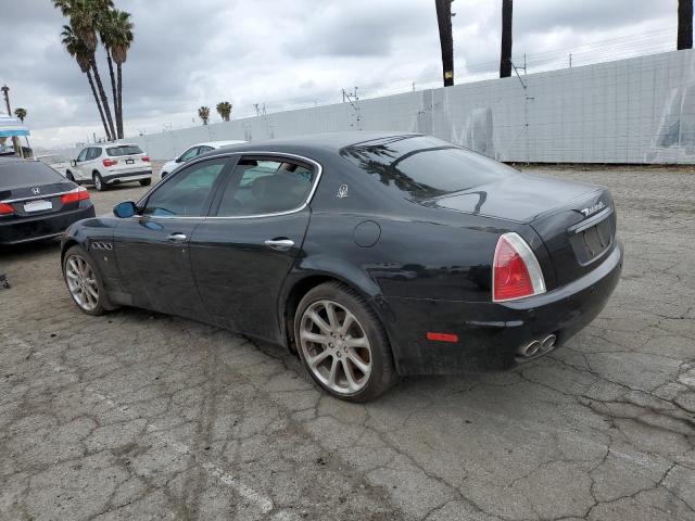 MASERATI QUATTROPOR 2007 black sedan 4d gas ZAMFE39A870031219 photo #3