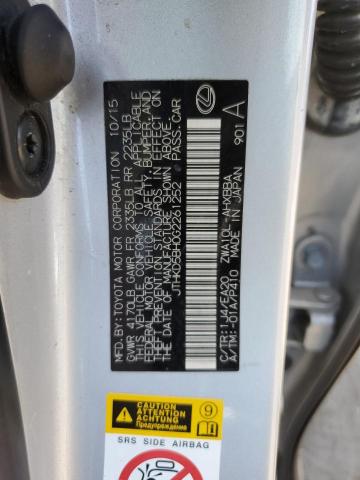 2016 LEXUS CT 200 JTHKD5BH0G2261252