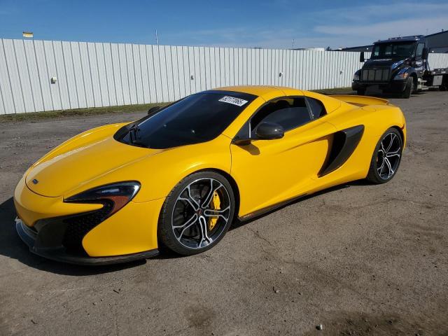 MCLAREN AUTOMOTIVE 650S SPIDE 2016 yellow  gas SBM11FAA6GW006251 photo #1