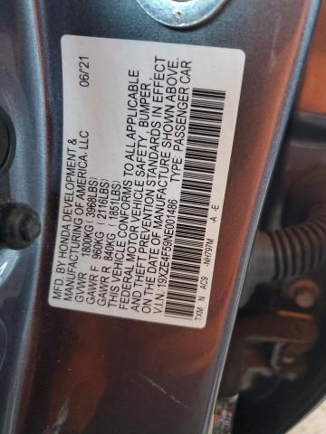 2022 HONDA INSIGHT EX 19XZE4F59NE001486