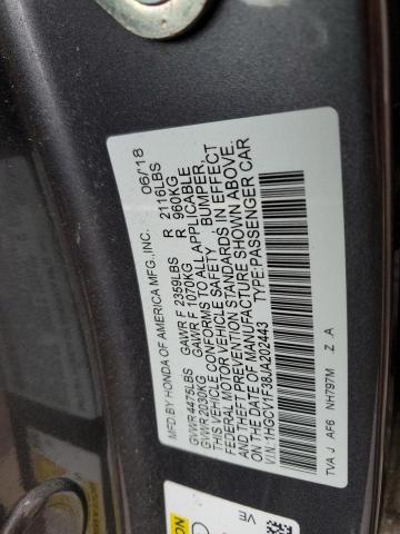 2018 HONDA ACCORD SPO - 1HGCV1F38JA202443