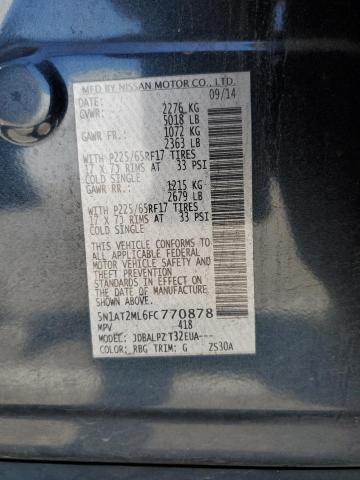 2015 NISSAN ROGUE S - 5N1AT2ML6FC770878