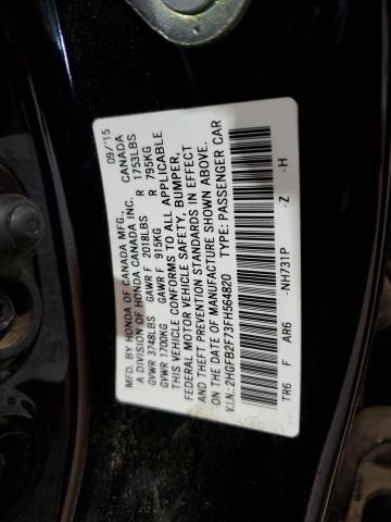 2015 HONDA CIVIC SE 2HGFB2F73FH564820
