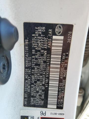 2016 TOYOTA CAMRY LE - 4T1BF1FKXGU147611
