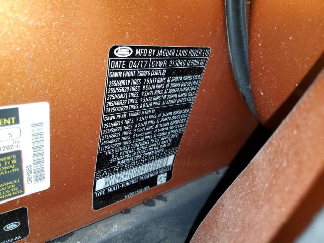 2017 LAND ROVER DISCOVERY SALRTBBV5HA015353