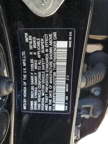2018 HONDA CIVIC SPOR - SHHFK7H4XJU237388