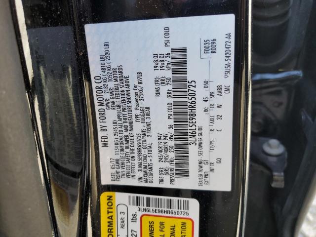 2017 LINCOLN MKZ RESERV - 3LN6L5E98HR650725